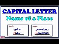 Video thumbnail for CAPITALIZATION || Using Capital Letter for Name of a Place || Liy Learns Tutorial