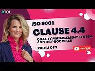 Video thumbnail for ISO 9001 Clause 4.4 Quality Management System PART 2 | Auditor Training Online