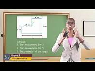 Video thumbnail for Mathematics - Grade 5: Perimeter - Solving for the missing side