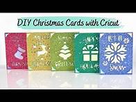 Video thumbnail for How to Make Christmas Cards with #Cricut - Holiday Crafts | Abbi Kirsten Collections