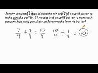 Video thumbnail for Problem Solving - Fraction Division