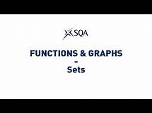 Video thumbnail for (SQA Higher) Functions & Graphs: Sets