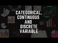 Video thumbnail for Categorical, Discrete and Continuous Variables - Characteristics of Variables