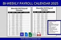 Video thumbnail for Biweekly Payroll Calendar 2025 | MS Editable Word, Excel | Pay Period Start & End Date | Paycheck Schedule | Employee Compensation - Etsy