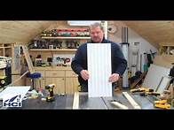 Video thumbnail for How To Make Shaker Style Cabinet Doors with Beadboard Panels