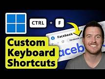 Video thumbnail for How to Create Custom Keyboard Shortcuts in Windows 11