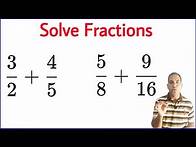Video thumbnail for Adding Fractions Class 5 | How to Add Fractions | Adding 2 Fractions with Different Denominators