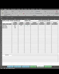 Video thumbnail for Employee Work Schedule Calendar | Staff Schedule | Employee Organizer | Printable Weekly Employee Time Schedule | Staff Work Shifts - Etsy