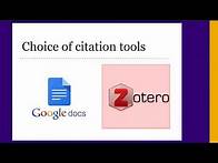 Video thumbnail for Getting Started with Google Docs's Citation Tools