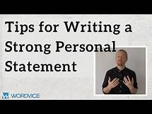 Video thumbnail for Tips for Writing a Strong Personal Statement for Graduate School