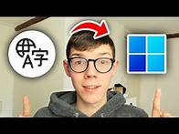 Video thumbnail for How To Change Language On Windows 11 - Full Guide