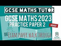 Video thumbnail for GCSE Maths Predicted Paper 2 Wednesday 7th June 2023 | Higher | Exam Walkthrough | Edexcel AQA