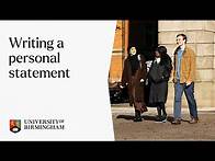 Video thumbnail for How to write a great Personal Statement | University of Birmingham