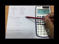 Video thumbnail for Regression and Correlation - Casio FX-991ES Plus Calculator