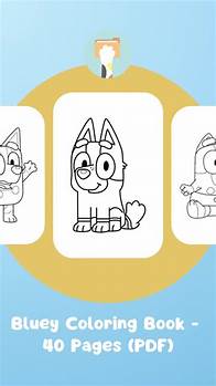 Video thumbnail for Bluey Coloring Book for Kids | Bluey Coloring Pages | Printable PDF | Bingo Coloring Book | 40 Pages - Etsy