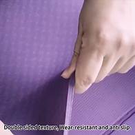 Video thumbnail for Foldable Yoga Gym Pilates Mats, Folding Exercise Mats Non Slip for Home Workout, Excersing Fitness Travel Packable Thick Mat, Easy to Carry Outdoor