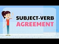 Video thumbnail for Subject Verb Agreement (singular and plural noun + action verb)