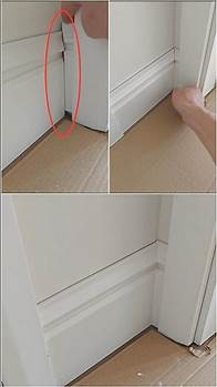 Video thumbnail for Perfectly Fitted Baseboard Trim: Seamless Wooden Corner Installation