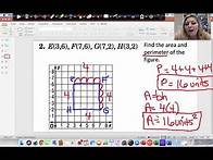 Video thumbnail for 6th grade Polygons on the coordinate plane