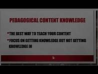 Video thumbnail for Pedagogical Content Knowledge