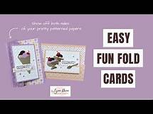 Video thumbnail for Easy Fun Fold Birthday Cards | 2 Ways
