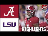 Video thumbnail for Alabama Crimson Tide vs. LSU Tigers | Full Game Highlights | ESPN College Football