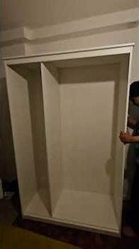 Video thumbnail for DIY IKEA 3 DOORS WARDROBE WITH MIRROR PART 2