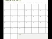 Video thumbnail for Free 2016 Monthly Calendar Printable