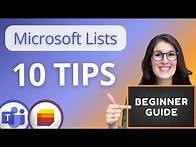 Video thumbnail for Microsoft Lists Tutorial 2025 | Beginner Guide