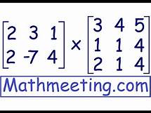 Video thumbnail for Multiplying matrices