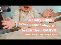 Video thumbnail for BABY SIGN LANGUAGE - How to teach & why you should teach your baby TODAY!!