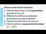 Video thumbnail for Exponential Growth and Decay Word Problems