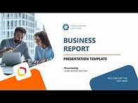 Video thumbnail for Business Report PowerPoint Template