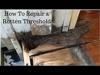 Video thumbnail for How to Repair a Rotten Door Frame Threshold With Bondo and Fiberglass