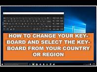 Video thumbnail for HOW TO CHANGE KEYBOARD Language QWERTY AZERTY WINDOWS 10