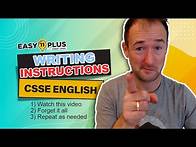 Video thumbnail for 11 Plus English | Writing Instructions: CSSE English | Easy 11 Plus LIVE 32