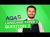 Video thumbnail for Question 2 | AQA's Language Paper 1