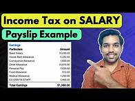 Video thumbnail for How to Calculate Income Tax on Salary in India | Income Tax Calculation Examples