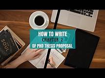Video thumbnail for How to write Chapter 2 (Literature Review) of a PhD thesis proposal