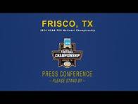 Video thumbnail for NCAA FCS DI Football Championship - Media Day - Montana State