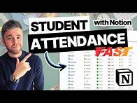 Video thumbnail for How to Track Student Attendance with Notion
