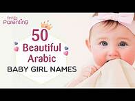 Video thumbnail for 50 Beautiful Arabic Baby Girl Names | Arabic Names for Girls