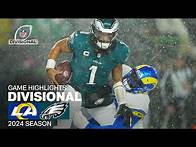 Video thumbnail for Los Angeles Rams vs. Philadelphia Eagles Game Highlights | Divisional Round NFL 2024 Season
