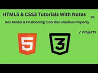 Video thumbnail for Box Model & Positioning: CSS Box Shadow Property