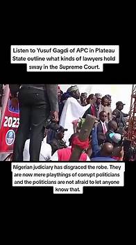 Video thumbnail for Supreme Court Appeal and Nigerian Judiciary Disgrace