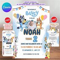 Video thumbnail for Bluey Birthday Invitation Bluey Video Invitation Bluey Invite Bluey Animated Invite Video Birthday Digital Invite Canva Editable Template - Etsy Australia