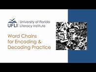 Video thumbnail for Word Chains for Decoding and Encoding Practice