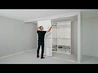 Video thumbnail for SKYTTA sliding doors system - How to install the doors and panels