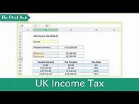 Video thumbnail for Calculate 2024-25 UK Income Tax – Using VLOOKUP In Excel