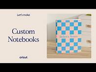 Video thumbnail for How To Make Custom Notebooks with Cricut